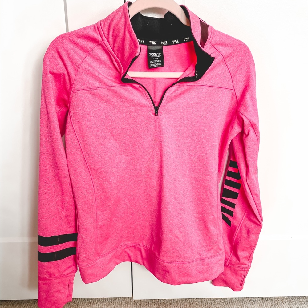 Pink zip top